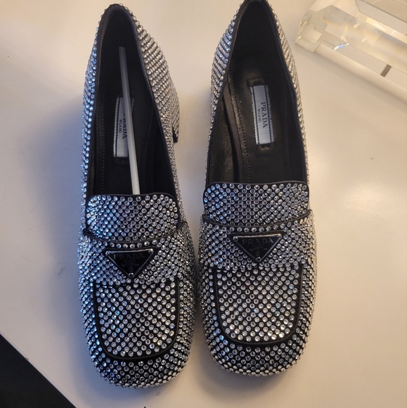PRADA Crystal Loafers - Picture 3 of 16
